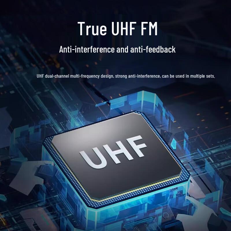 HuiDu U-06 Профессиональная двойная беспроводная микрофонная система (Китайская версия)