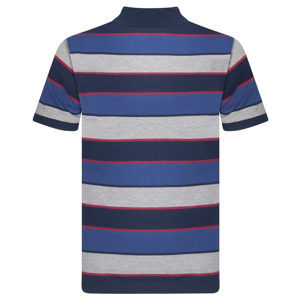 FC Barcelona Mens Striped Polo Shirt