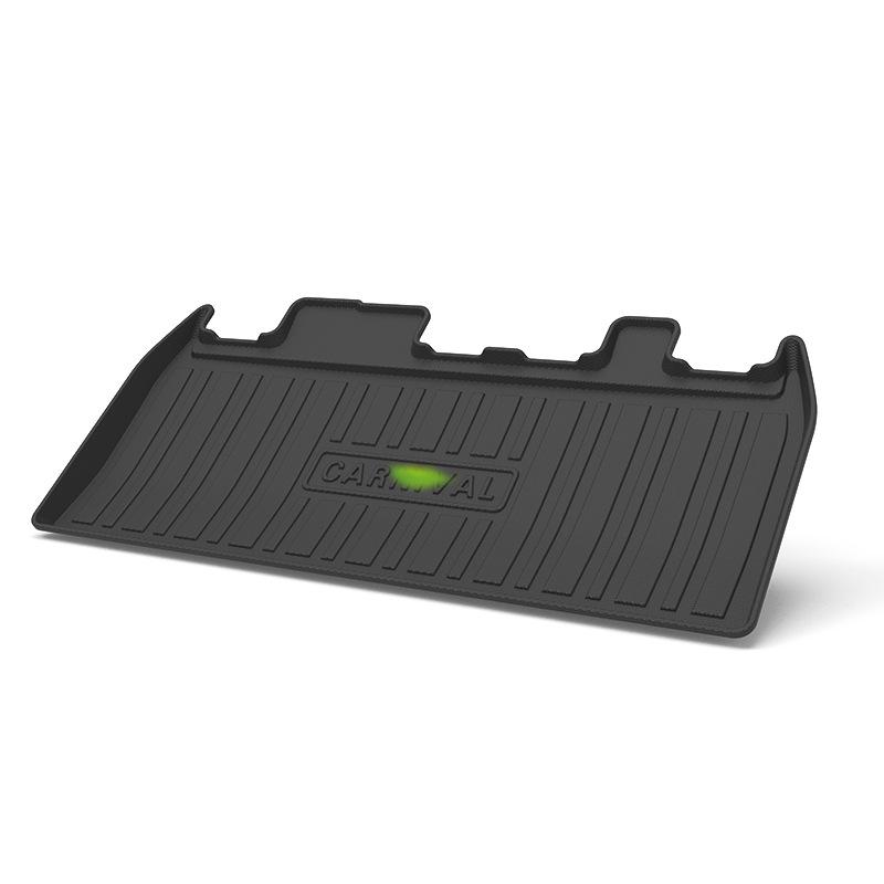 Экологичный водонепроницаемый коврик в багажник из ТПЭ для Kia Carnival 2021 года (4-е поколение)
