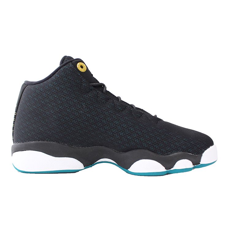 Air Jordan Horizon Low GS Kids Sneakers Black Metallic-Gold-Rio-Teal-White 846365-019