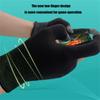 1 Pair 2-finger Gaming Gloves Breathable Anti-sweat Compatible For Pubg Gaming Eat Chicken