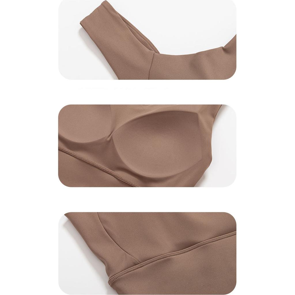 Женский удлиненный бюстгальтер для фитнеса, беспроводной бюстгальтер, нижнее белье с эффектом пуш-ап, противоударный спортивный жилет для бега, майка, бюстгальтер