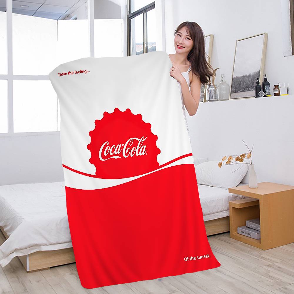 Логотип C-COCA C-COLAS Аниме Пляжное Полотенце для плавания Мягкое Впитывающее Мочалка Детские Подарки Для детей Путешествия Кемпинг Спортзал