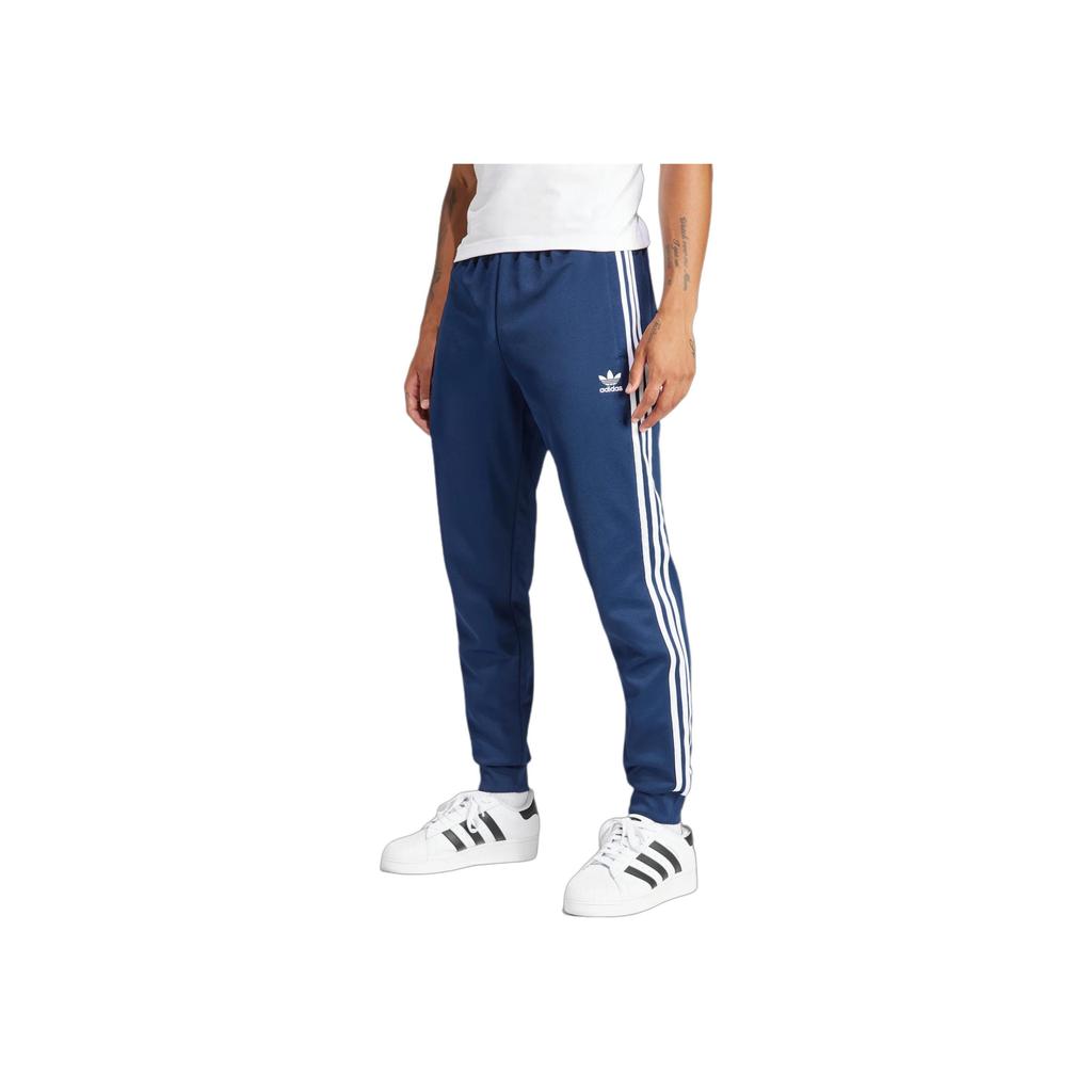adidas Мужские спортивные брюки Originals средней посадки с полосками по бокам, синие IR9887