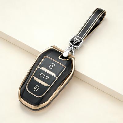 Чехол из ТПУ для автомобильного ключа для Peugeot 2008 3008 4008 5008 308 408 508 Для Citroen C1 C2 C4 C6 C3-Xr Picasso Grand Ds3 Ds5 Набор брелков