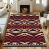 Племенной ковер в юго-западном стиле, Ацтекский деревенский ковер, Машинная стирка, Геометрический ковер, Нескользящий ковер для пола в помещении, для спальни, гостиной