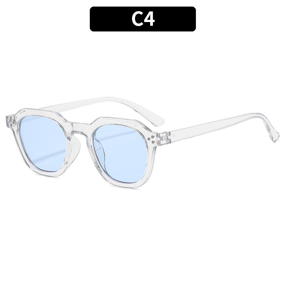 Новые ретро квадратные солнцезащитные очки для женщин и мужчин, модный роскошный дизайн, заклепки, солнцезащитные очки, трендовые оттенки, UV400, очки