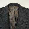 Сделано в Италии VESTIMENTA BARNEYS NEW YORK Шерстяной твидовый блейзер Мужской M Серый(ИСПОЛЬЗОВАЛ)