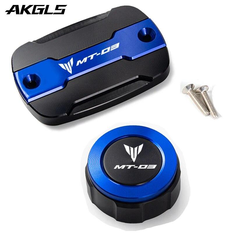 For Yamaha MT03 MT-03 2015-   2022 Motorcycle Front and Rear Brake Cylinder Main Fuel Tank Cap Fuel Cap Accessories