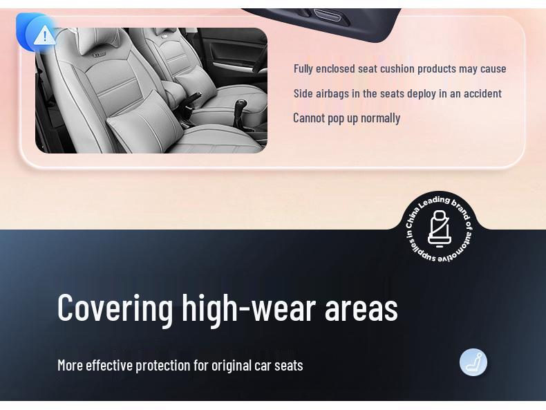 Four-Season Breathable Seat Cushion for Hongqi S9T 25 Models - Car Interior Modification Accessory.