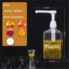1600 мл прозрачный кофейный сироп Bee Drip Double Scale дозатор для хранения насос Бутылка для выдавливания молока Банка для меда Контейнер