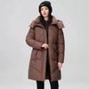 Women's Down Jacket, Mid-length, New Hot-selling Winter Style, Thickened and Warm, Fashionable and Stylish Coat, Loose Waist