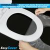 EASYCOVER Одноразовые накладки на унитаз Чехол на сиденье унитаза Накладка на сиденье Крышка для унитаза 50 шт.