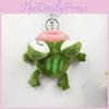 Delightful Soft Plush Frog Keychain Adorable Cartoon Character Stuffed Toy Gift