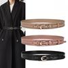 Женский ремень из натуральной кожи в стиле ретро для юбок и брюк