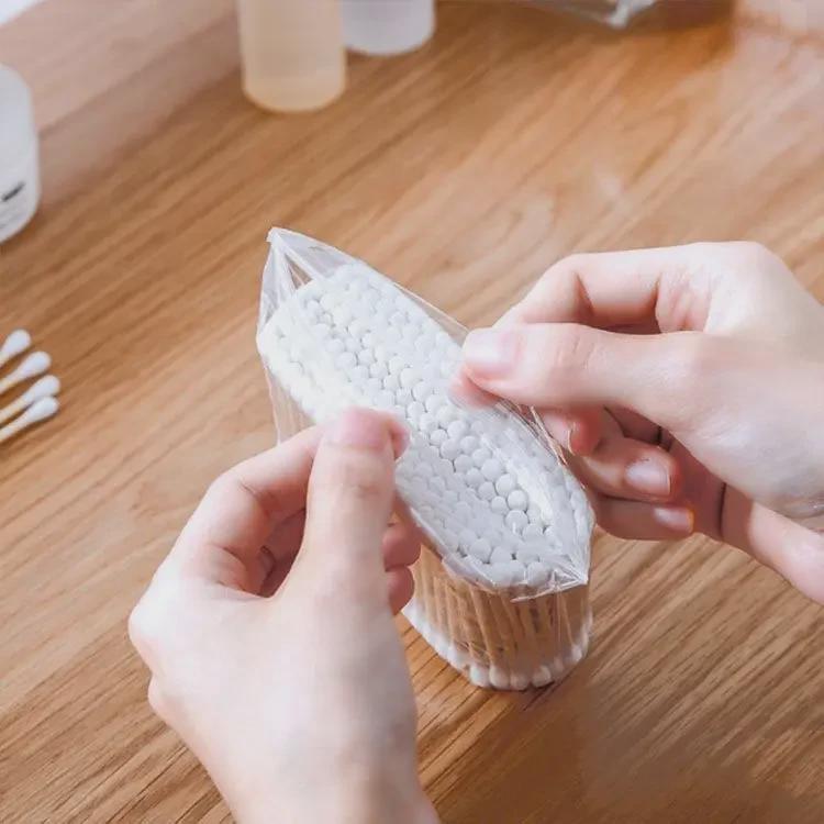 Dual-Tip Cotton Swabs: Makeup Removal, Ear Cleaning, Disinfection, Bamboo Sticks, Disposable, Hygienic, Pointed Tips