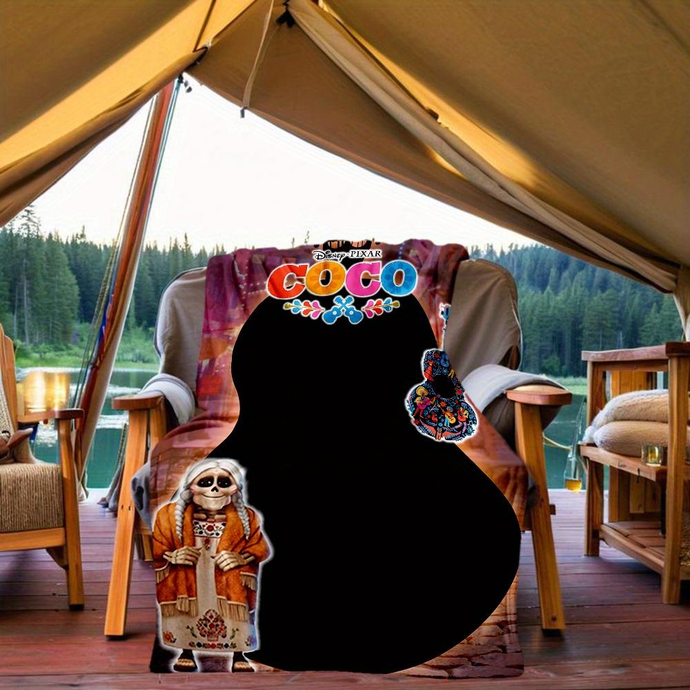 1pc, Disney Mama Coco Blanket Seasonal Home Decor Gift for Family Cozy Throw Blanket, Living Room, Travel, Camping, Car Blankets