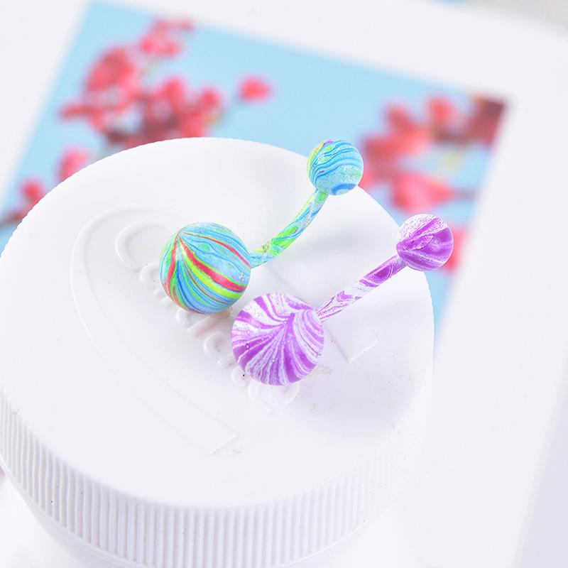 16 шт. микс пупка кольцо штанга мяч украшения для тела