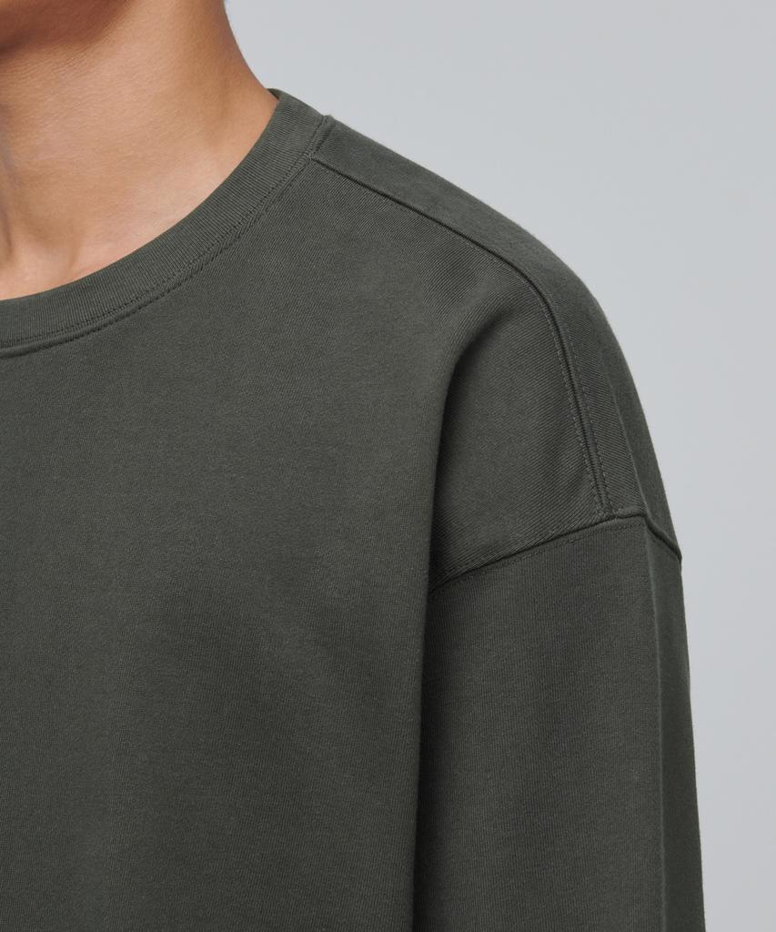 MUSINSA STANDARD Heavyweight Oversized Sweatshirt [Dusty Khaki]