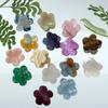 Ins  Cute 2.5cm Mini Little Flower Hair Clip Simple Cute Acetic Acid Color Magic Top Clip Side Clip Hair Accessories