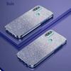 Luxury Gradient Glitter Plating Case For Motorola Moto G13 G23 G53 G73 G72 E32 E20 Power Silicone Back Cover