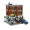 Creative Expert Corner Garage Maintenance Station Street View Model Building Block Bricks Educational Kid Toy Gift