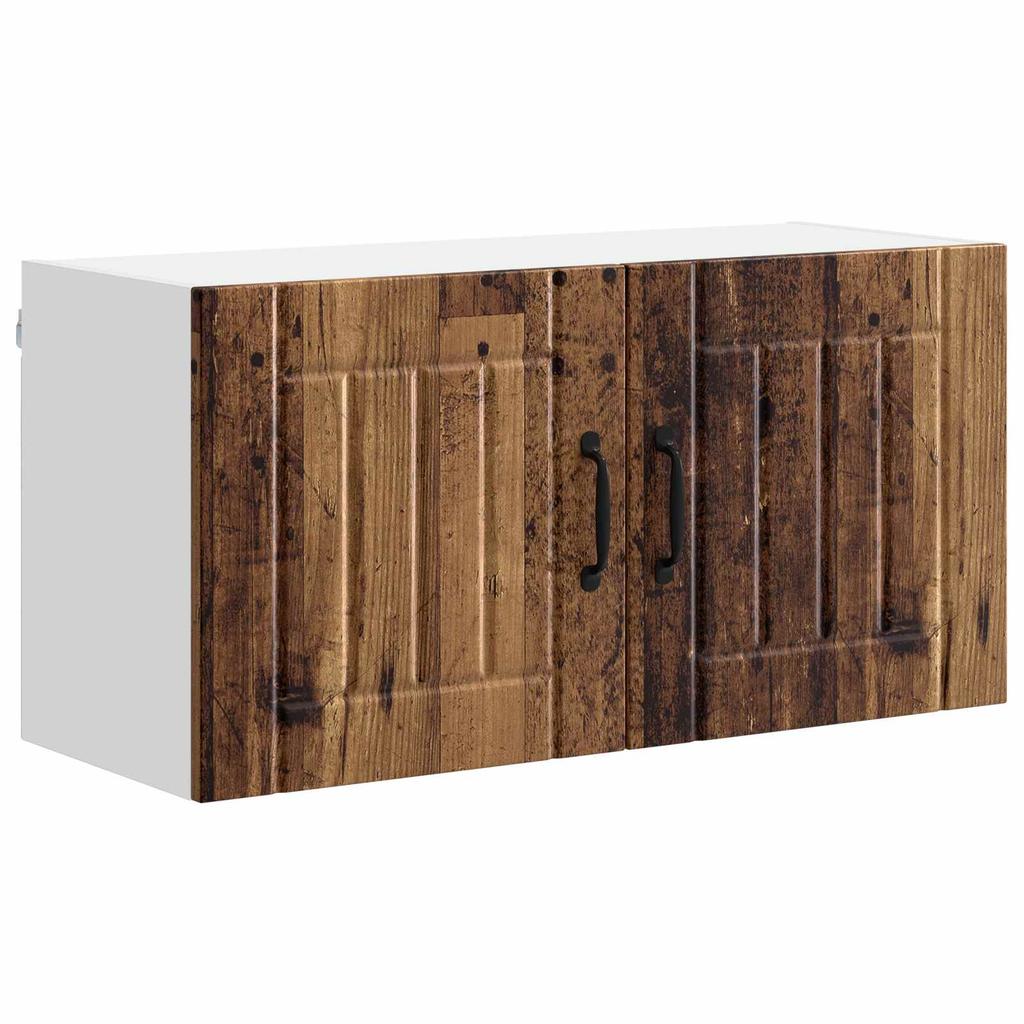 Wall Cabinet LUCCA Reclaimed Wood 80 x 31 x 40 cm Particleboard