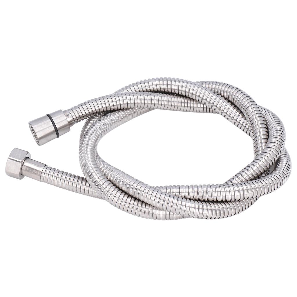 Взрывозащищенный душевой шланг из нержавеющей стали G1/2, шланг для душевой насадки для ванной комнаты, серебристый, 1,5 м/4,9 фута