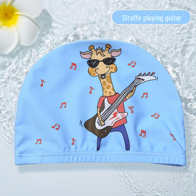 Детские шапочки для плавания с мультяшным принтом для мальчиков, девочек, младенцев и малышей