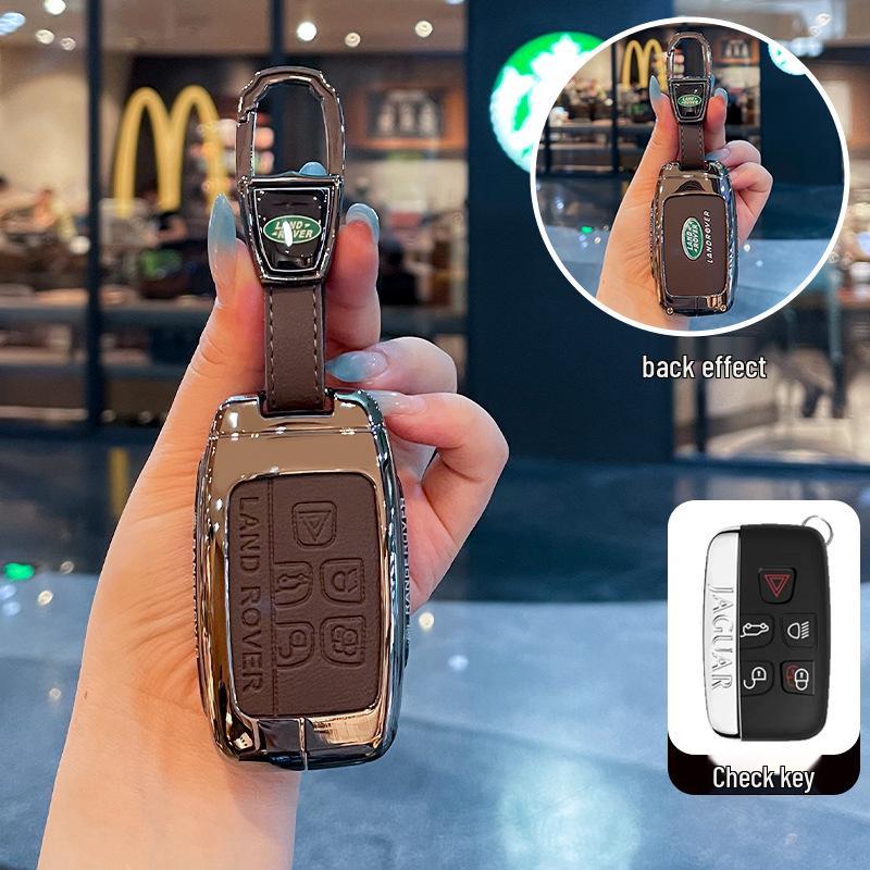 Чехол для ключа Land Rover Evoque L: Подходит для моделей Discovery 6, Range Rover Sport 5, Defender 110, Freelander и Xingmai.