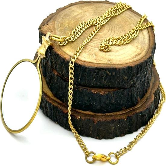 Увеличительное стекло Стимпанк Ретро Подарочный карманный монокль Костюм Карманные лупы Ручной работы