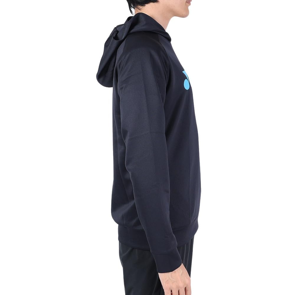 Теннисная одежда Толстовка с капюшоном x [YONEX] RWX23005-188 (Черный Синий/L/Мужской, Женский)