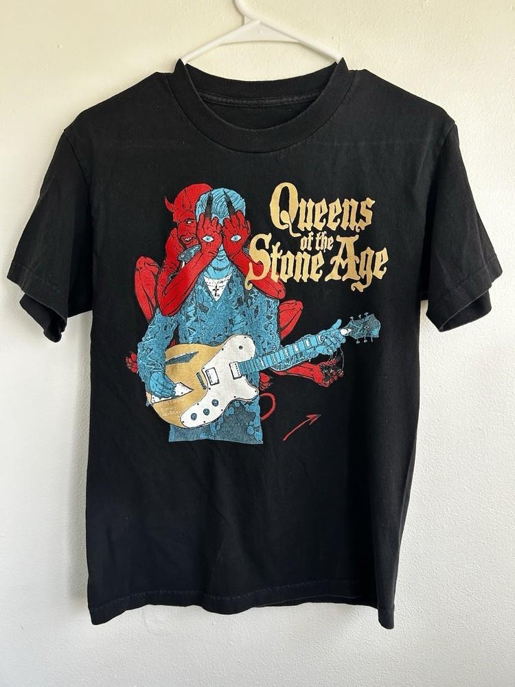 Новая Популярная Queens Of The Stone Age Подарок Для Фанатов Мужская S-5XL Футболка TH156 Унисекс Футболка