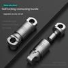 Titanium Alloy Car Anti-Lost Keychain Universal Connection Key Ring Ring Chain Portable Snap Fastener Man Waist Mounted EDC Accessories