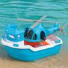 Boat and Helicopter Water Toys for Beach Solid Matte Plastic Floating