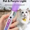Ультрафиолетовый фонарик 365/395 нм, перезаряжаемый, мини-фиолетовый, портативный, для обнаружения и инспекции кошек, блох, денег и руды.