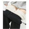 Autumn Winter Straight Thick Women's Sweatpants Loose Drawstring Wide-leg Cotton Long Pants Korean Style Casual High Waist Solid Color Trousers 2397