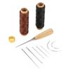 Швейный набор вощеная нить шнур ручная игла с шилом напёрсток кольцо для самостоятельного ремонта сумки для обуви