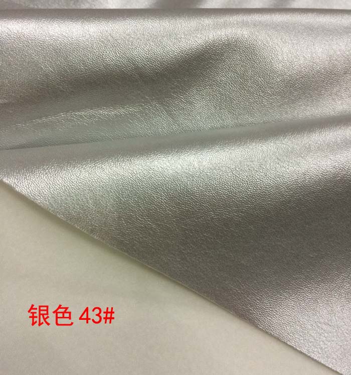 Мягкая Эластичная Искусственная Кожа с Рисунком Под Овчину Ткань для Обивки По Метру для Одежды Дивана Игрушечной Сумки Швейная Ткань Жемчужный Светло-Черный