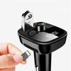 Беспроводной автомобильный FM-передатчик Bluetooth с громкой связью, двойной USB-адаптер для зарядного устройства, светодиодный цифровой дисплей, Aux беспроводной FM-модулятор