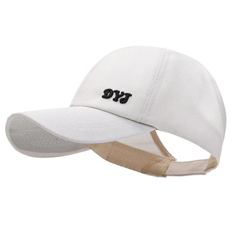 Summer New Style Breathable Hollow Top Baseball Cap for Women That Can Be Tied Into a High Ponytail To Show Off the Face, Small Sun Hat for Women