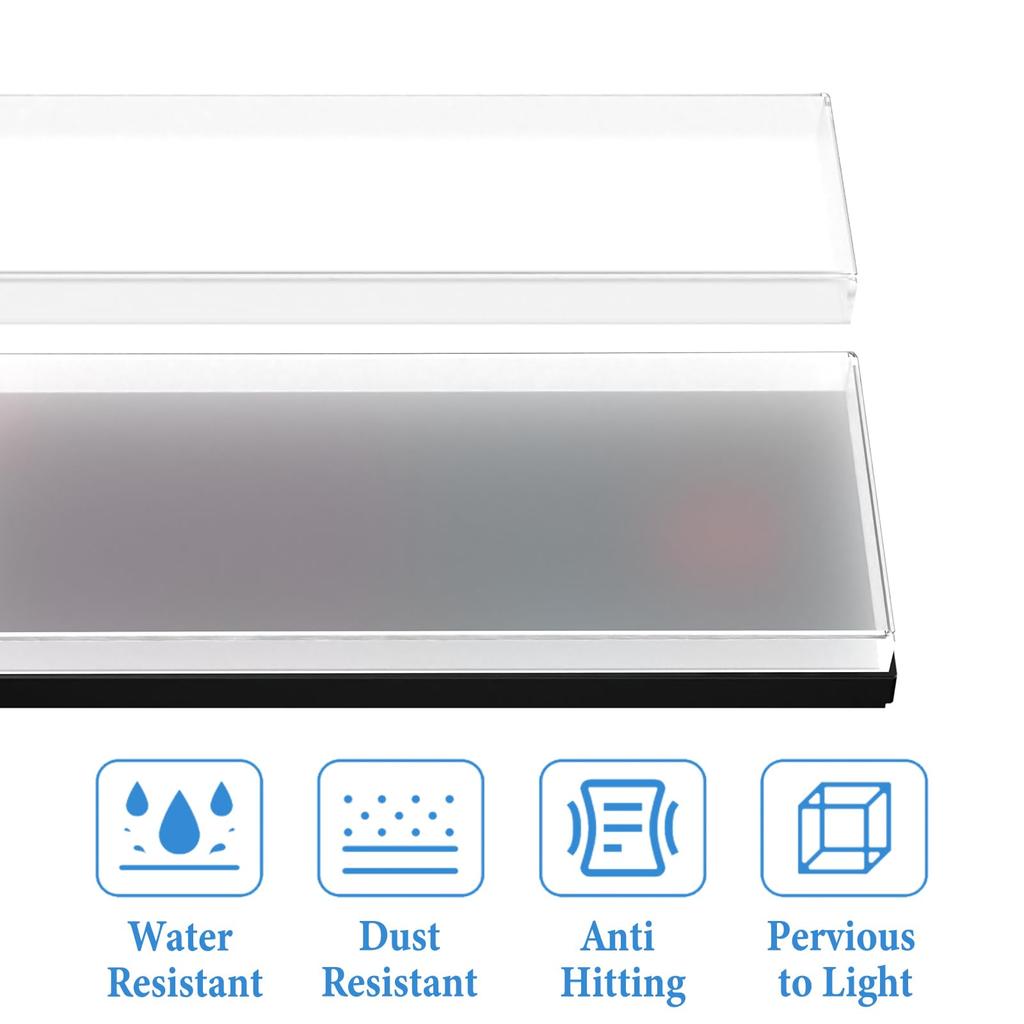 Geekria Крышка от пыли для клавиатуры с ручкой Прозрачная акриловая крышка для клавиатуры на 84 клавиши для компьютерной клавиатуры, совместимая с Keychron Q1 Q1 Q1 Keychron V1 AULA F75 F75