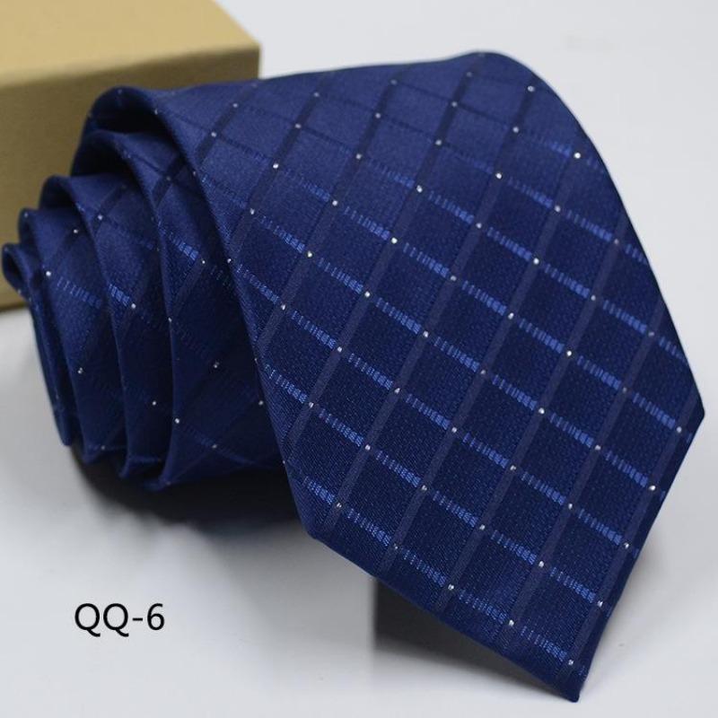 Мужское Платье Деловой Повседневный Профессиональный Жених Свадьба Лучший Муж С Полосатым Жаккардом Изысканный Джентльмен Мужской Премиальный Галстук