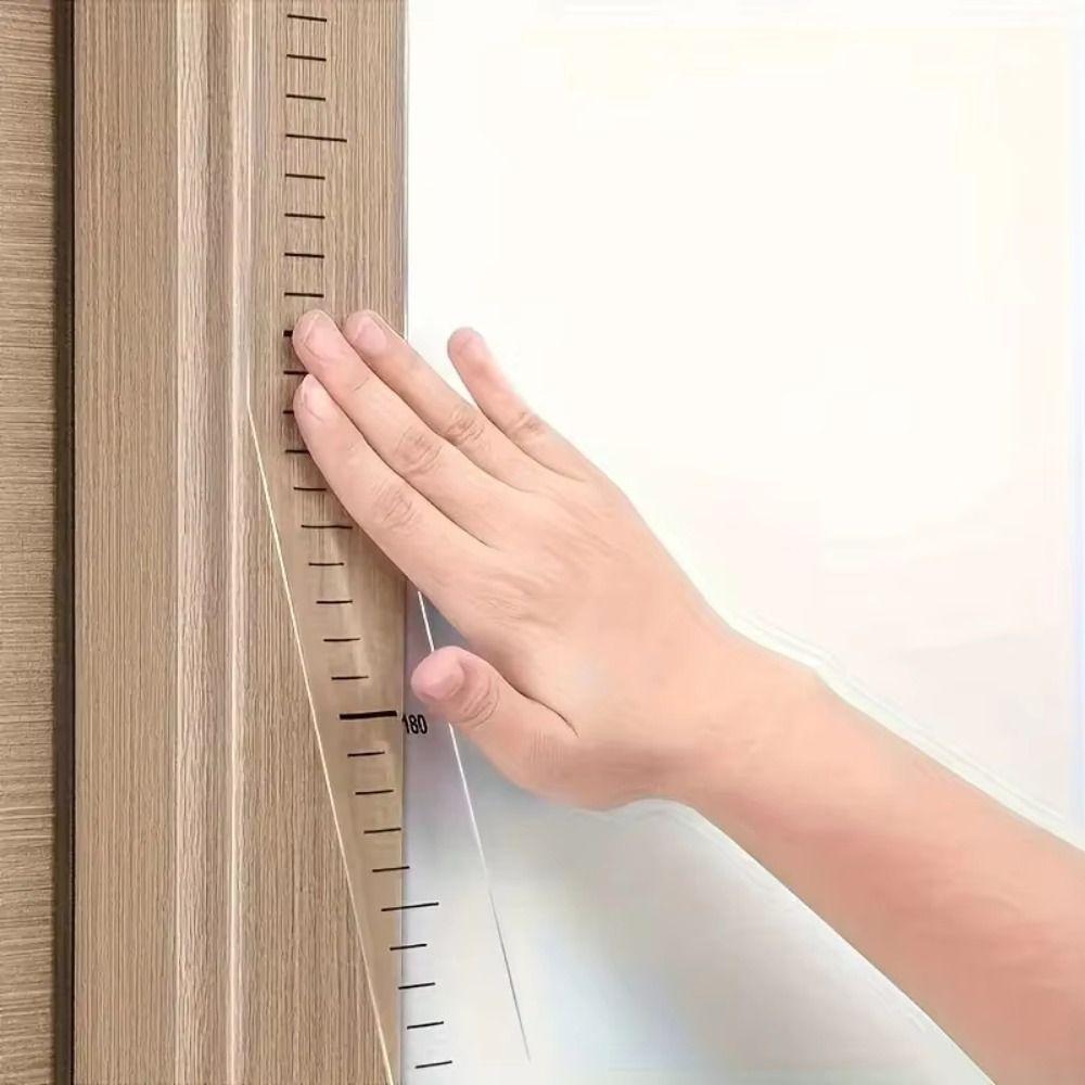 2-Meter Height Growth Chart Transparent Measuring Ruler Living Room