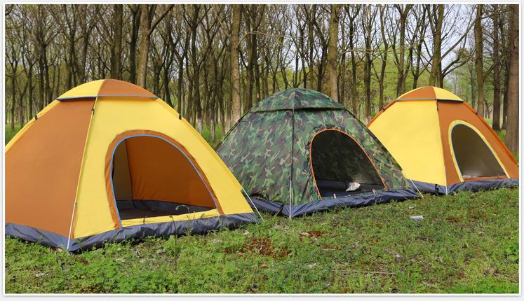 Automatic 5 Second Pop Up Camping Tent for 3-4 People