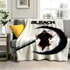 Фланелевое одеяло Bleach Теплое Мягкое Хэллоуин Рождество Диван Теплое Уютное Декоративное Украшение Подарок на Любой Сезон