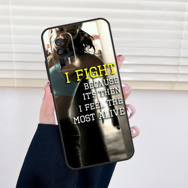 Muay Thai Kickboxing Fight Cover For Xiaomi 15 14 13 Ultra 11T 12T 13T 14T Pro POCO X7 Pro X3 X5 X6 M6 F5 F6 Pro Case