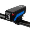 USB-перезаряжаемая велосипедная фара и звонок с высокой яркостью и сигналом предупреждения