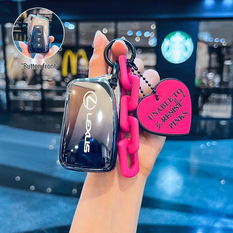 Key Case for Lexus RX300H, NX300, ES250, LX570, and ES200 Models