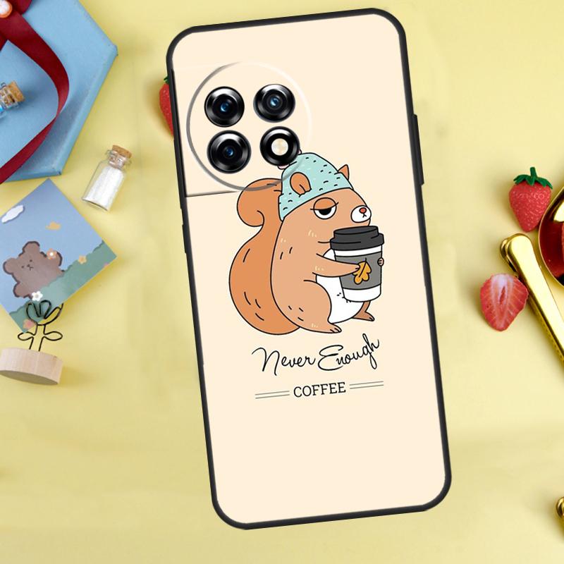 Squirrel Cute Animals Case For OnePlus 13R 12R 13T 15 13 12 11 10 9 10R 10T 8T Nord 5 CE 4 2 3 Lite N20 N30 Cover
